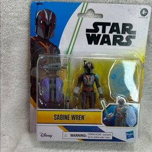 Hasbro Star Wars Action Figure with Black and Purple Armor
